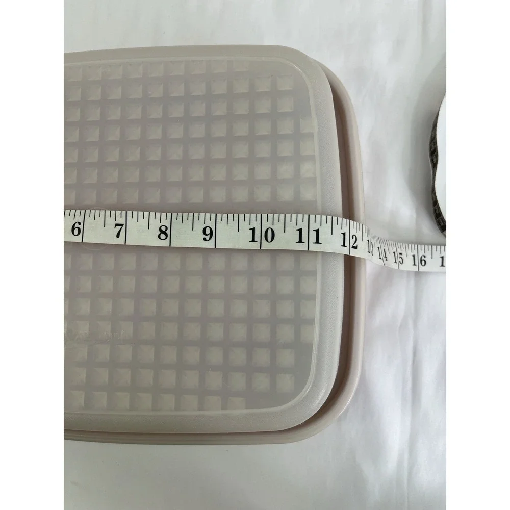 Tupperware Large Season Serve Marinade Container‎ Red 1294 Meat 1295 Sheer